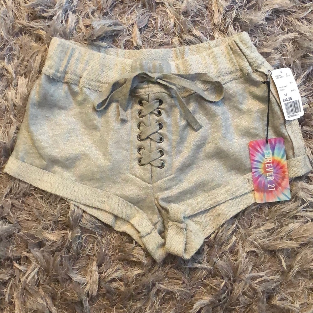 Lace up shorts